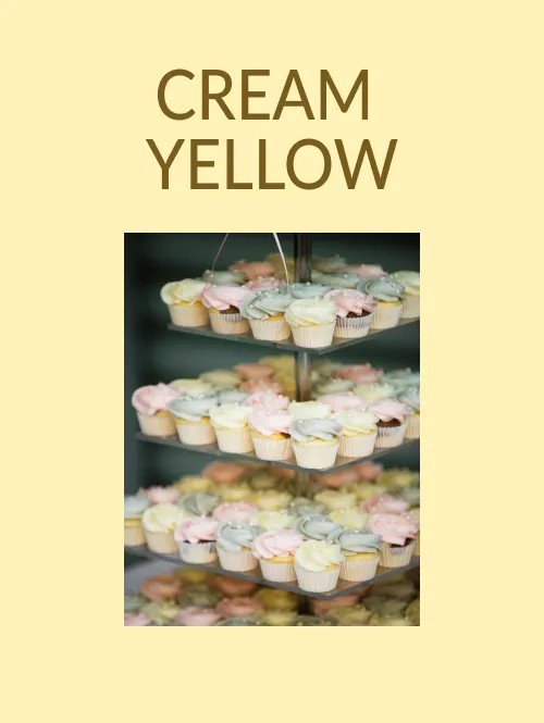 cream yellow